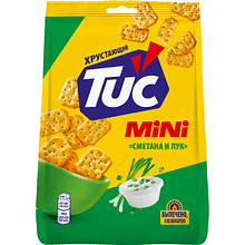 Крекеры "TUC Mini", со вкусом сметаны и лука