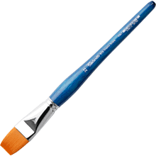 Кисть для рисования "Tintoretto Amber", синтетика, плоская, №22