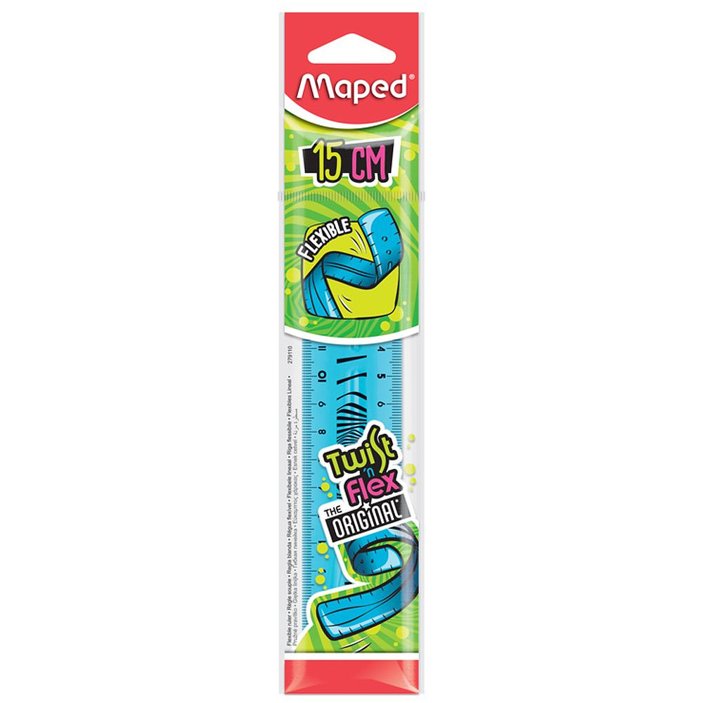 Линейка Maped "Twist n Flex", 15 см, ассорти - 4