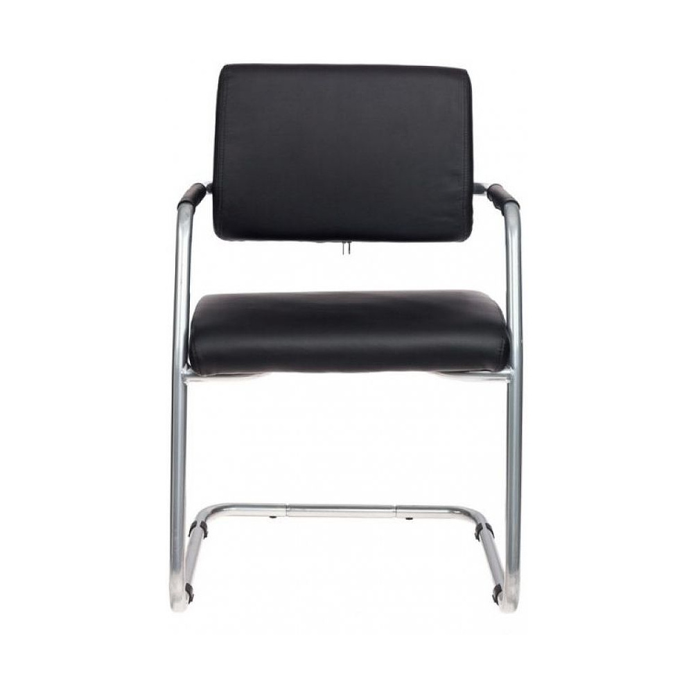 Кресло на полозьях "Бюрократ CH-271-V", кожзам, металл, черный - 2