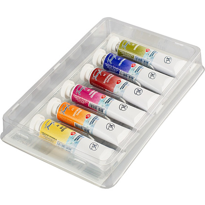 Краски акварельные "Белые ночи полночь классика", набор 6 цветов, тубы - 6