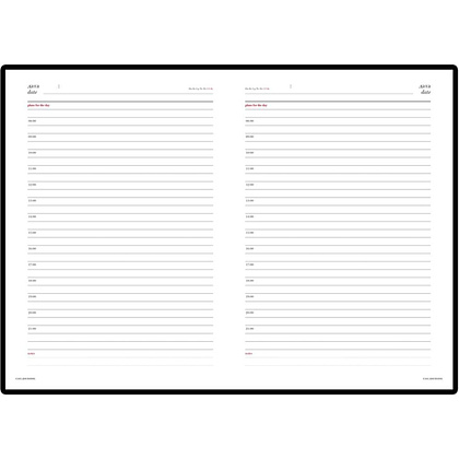 Ежедневник недатированный "Leader", А5+, 352 страницы, коричневый - 2