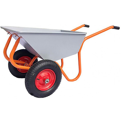 Тачка строительная "КОМ ТССР-2П", 2 пневмоколеса