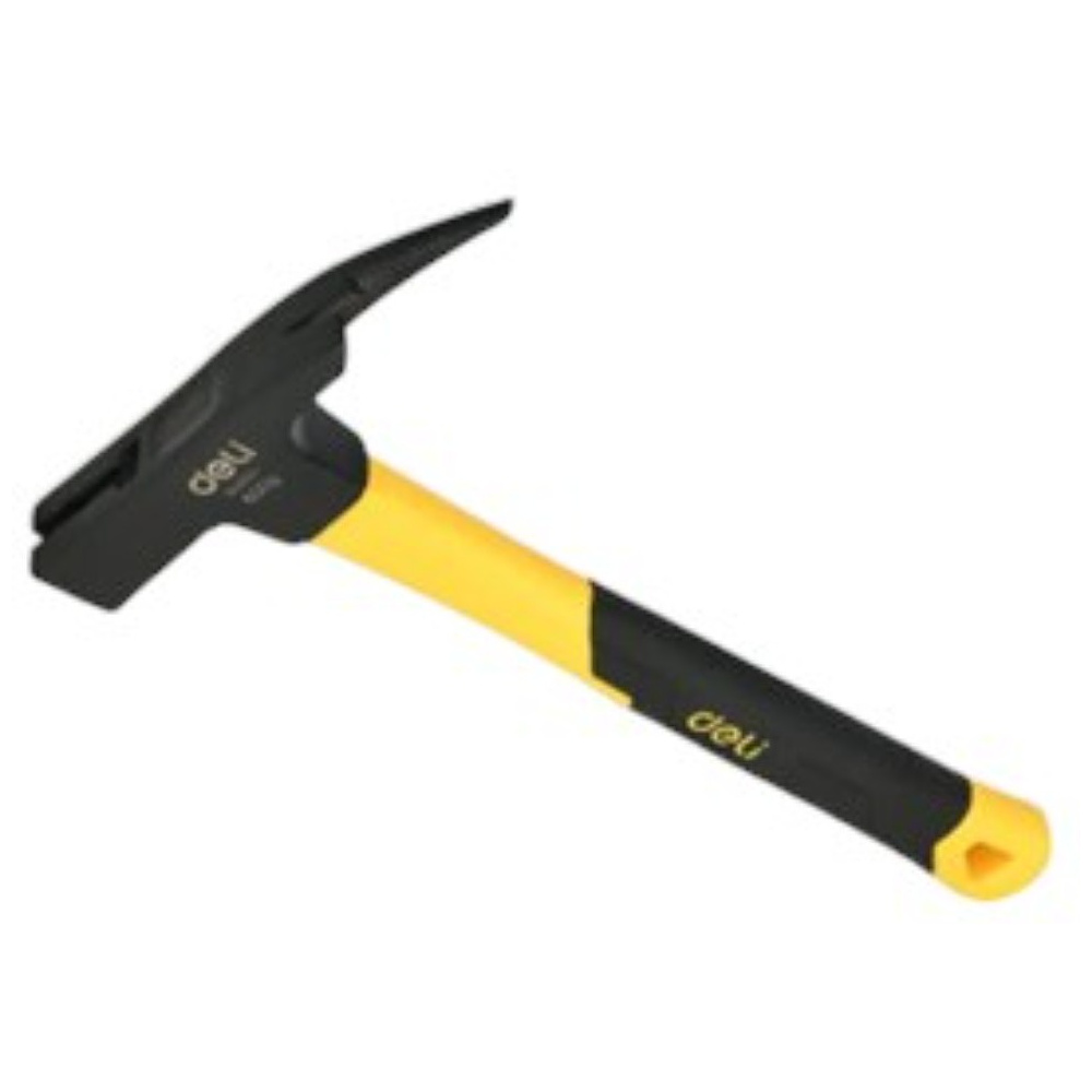 Молоток кровельшика Deli YS EDL5060, 0,6 кг, с магнитной прорезью, фиберглас. рукоятка