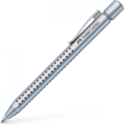 Ручка шариковая автоматическая "Faber-Castell Grip 2011", 0.7 мм, черный, стерж. синий - 4