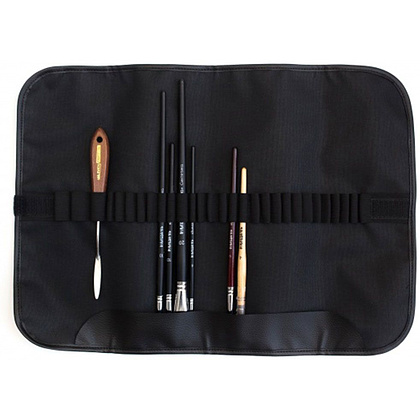 Пенал-органайзер "Малевичъ" для кистей, 34х48, черный - 3