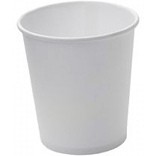 Стакан картонный 250 мл, 1 слой, 50 шт/упак, белый