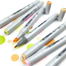Маркер перманентный двусторонний "Sketchmarker", BG14 окаменелость