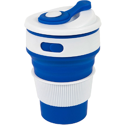 Стакан "Button", силикон, 300 мл, синий