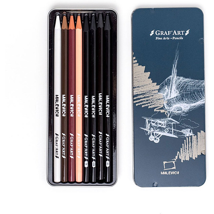 Набор графических материалов "Малевичъ", 8 шт.