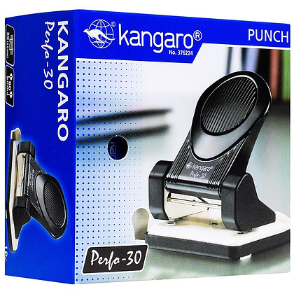 Дырокол Kangaro "Perfo-30", 30 листов, черный - 3