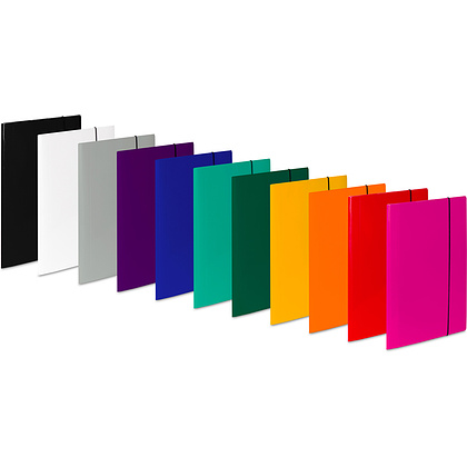 Папка на резинке "VauPe", A4, 20 мм, картон, черный - 2