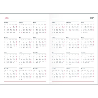 Ежедневник датированный "Berlin", А5, коричневый, 2026 - 5