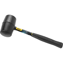 Киянка резиновая черная Deli YS EDL5612, 0,34 кг, стальная рукоятка