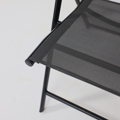 Кресло садовое AksHome CATANIA, ткань, серый, черный - 10