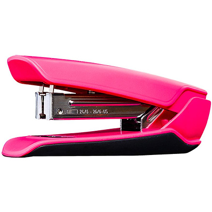 Скобосшиватель "Nowa-35/S", № 24/6, 26/6, 25 листов, розовый