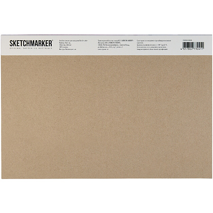 Блок бумаги для акварели "Sketchmarker", А4, 300 г/м2, 10 листов, мелкозернистая - 4