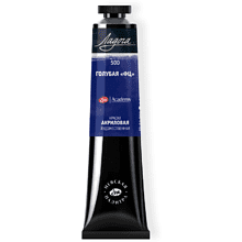 Краски акриловые Ладога, 500 голубой ФЦ, 46 мл, туба