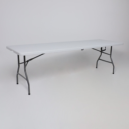 Стол складной Table AKS тип 1, 2400х760х740 мм, пластик, белый - 2