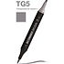 Маркер перманентный двусторонний "Sketchmarker Brush", TG5 тонированный серый 5