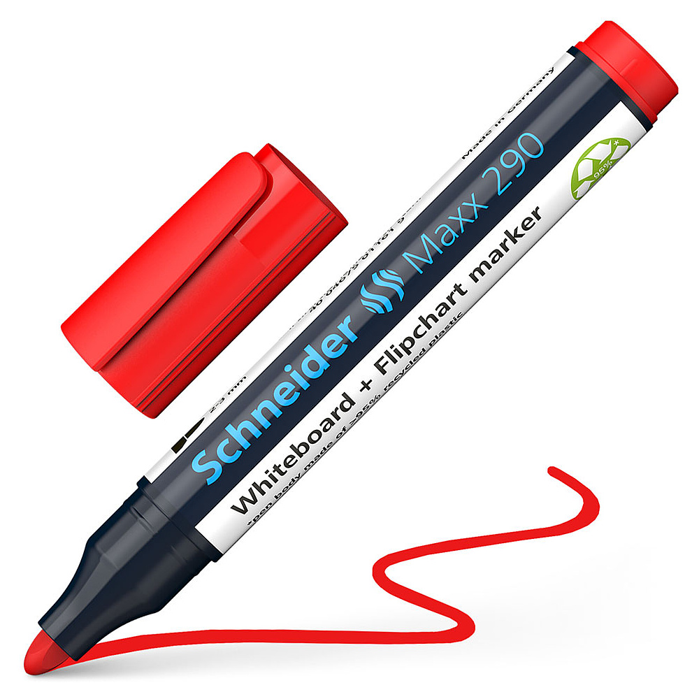 Маркер для доски "Schneider Maxx 290", красный - 2