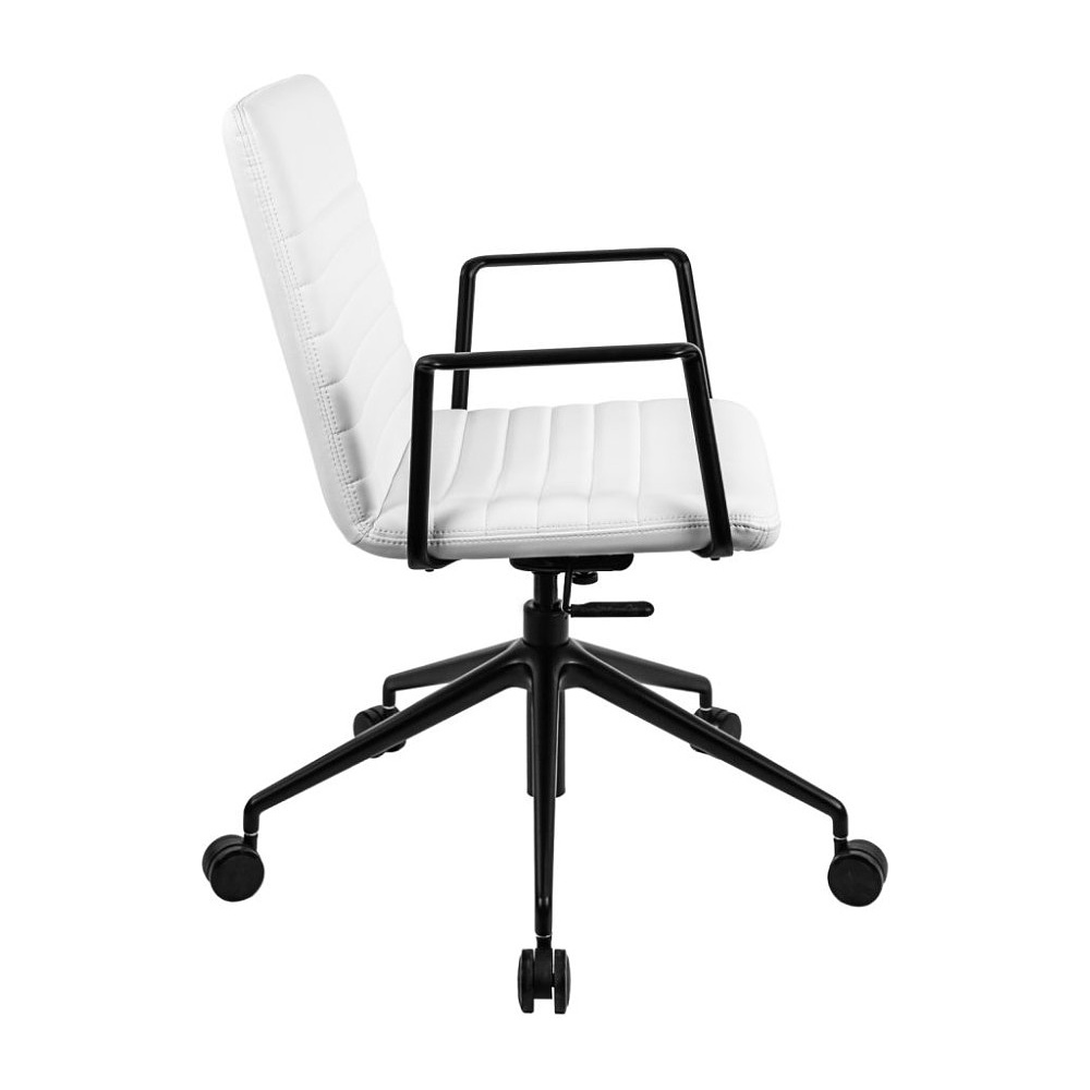 Кресло для персонала EVERPROF Dallas, экокожа, белый - 2