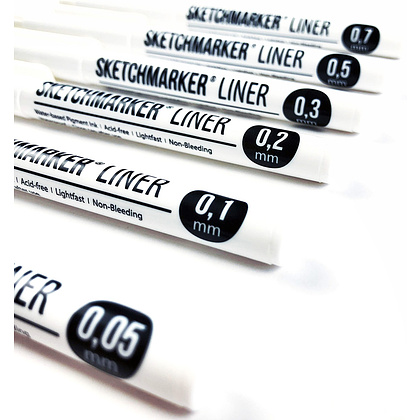 Ручка капиллярная "Sketchmarker", 0.7 мм, черный - 3
