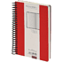 Ежедневник недатированный "Agenda", А5, на спирали, красный