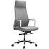 Кресло руководителя Бюрократ "JONS", ткань, алюминий, серый
