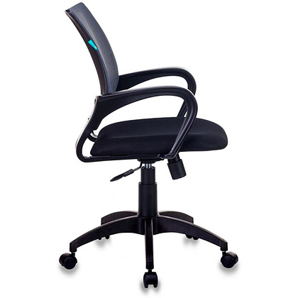 Кресло для персонала Бюрократ "CH-695N/BLACK", ткань, пластик, серый - 4