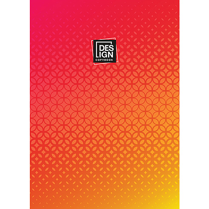 Тетрадь "Градиент", А4, 80 листов, клетка, ассорти - 5