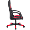 Кресло игровое Бюрократ "Zombie 10", текстиль/эко.кожа, пластик, черный, красный - 2