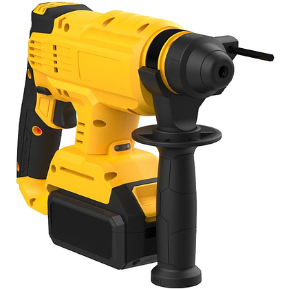 Перфоратор Deli YS EDC300, аккум., 2 Дж, 13-28 мм, 3 реж., 4 А·ч*2, з/у 2А, коробка, черный, желтый - 4
