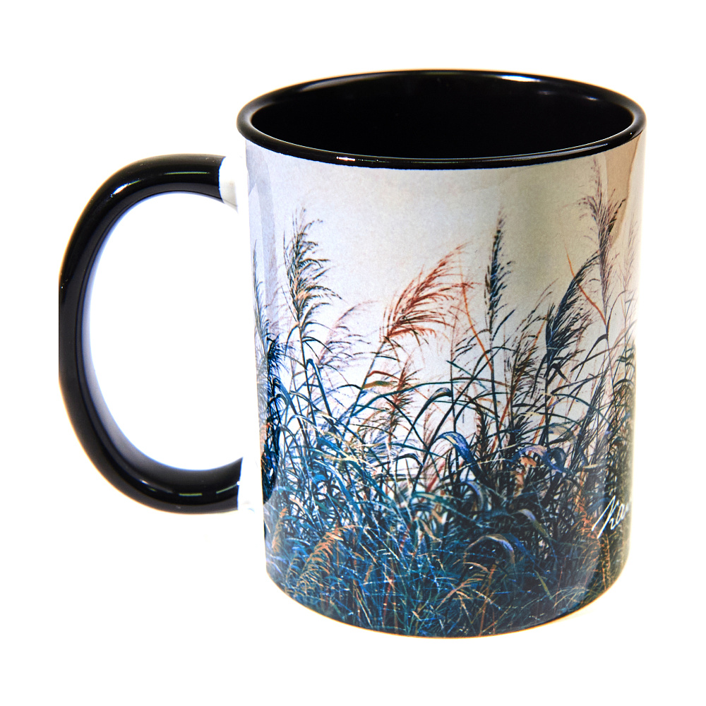 Кружка "Калыханка", Валерий Шкарубо, керамика, 330 мл, белый, черный  - 4