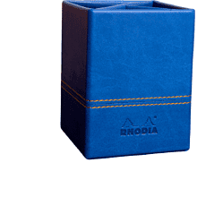 Карандашница "Rhodiarama", 80x80x110 мм, сапфировый