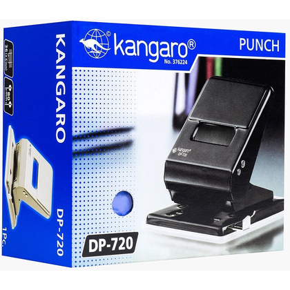 Дырокол Kangaro "DP-720", 36 листов, синий - 3