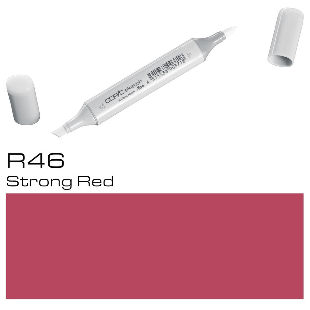 Маркер перманентный "Copic Sketch", R-46 сильный красный