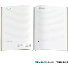 Ежедневник датированный "Mini Garden" 2026, A5, линейка, бежевый