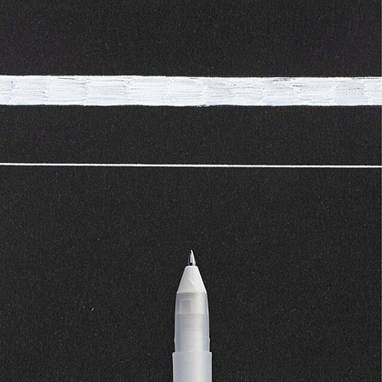 Ручка гелевая "Gelly Roll Basic", 0.3 мм, прозрачный, стерж. белый - 2