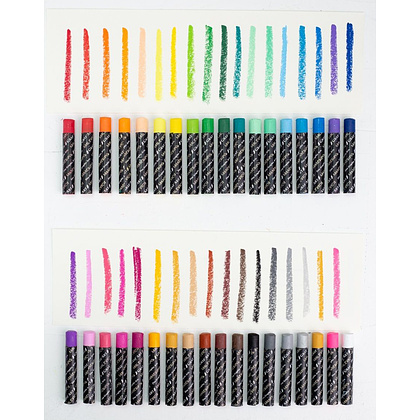 Пастель масляная "Малевичъ" профессиональная, 36 цветов - 2