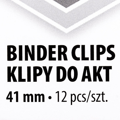 Зажим для бумаги "Office Products", 41 мм, 12 шт, черный - 4