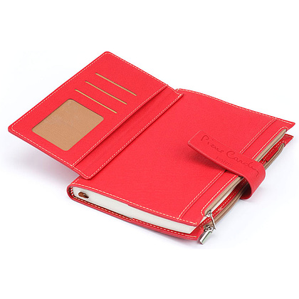 Книга записная "Pierre Cardin", А5, 256 листов, линованный, красный - 2