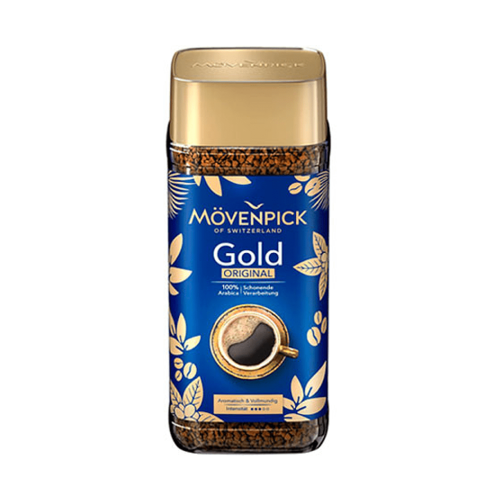 Кофе "Movenpick" Gold Original, растворимый, сублимированный, 100 гр