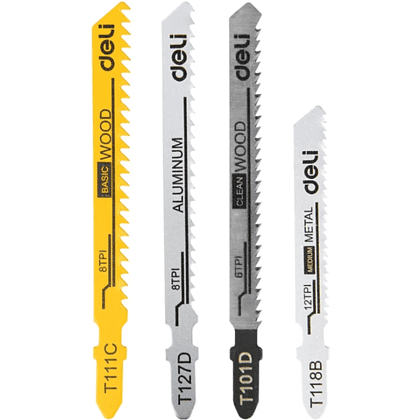 Набор пилок Deli YS EDH-QJT008-EH1, для лобзика, универсальный, 8 шт - 11