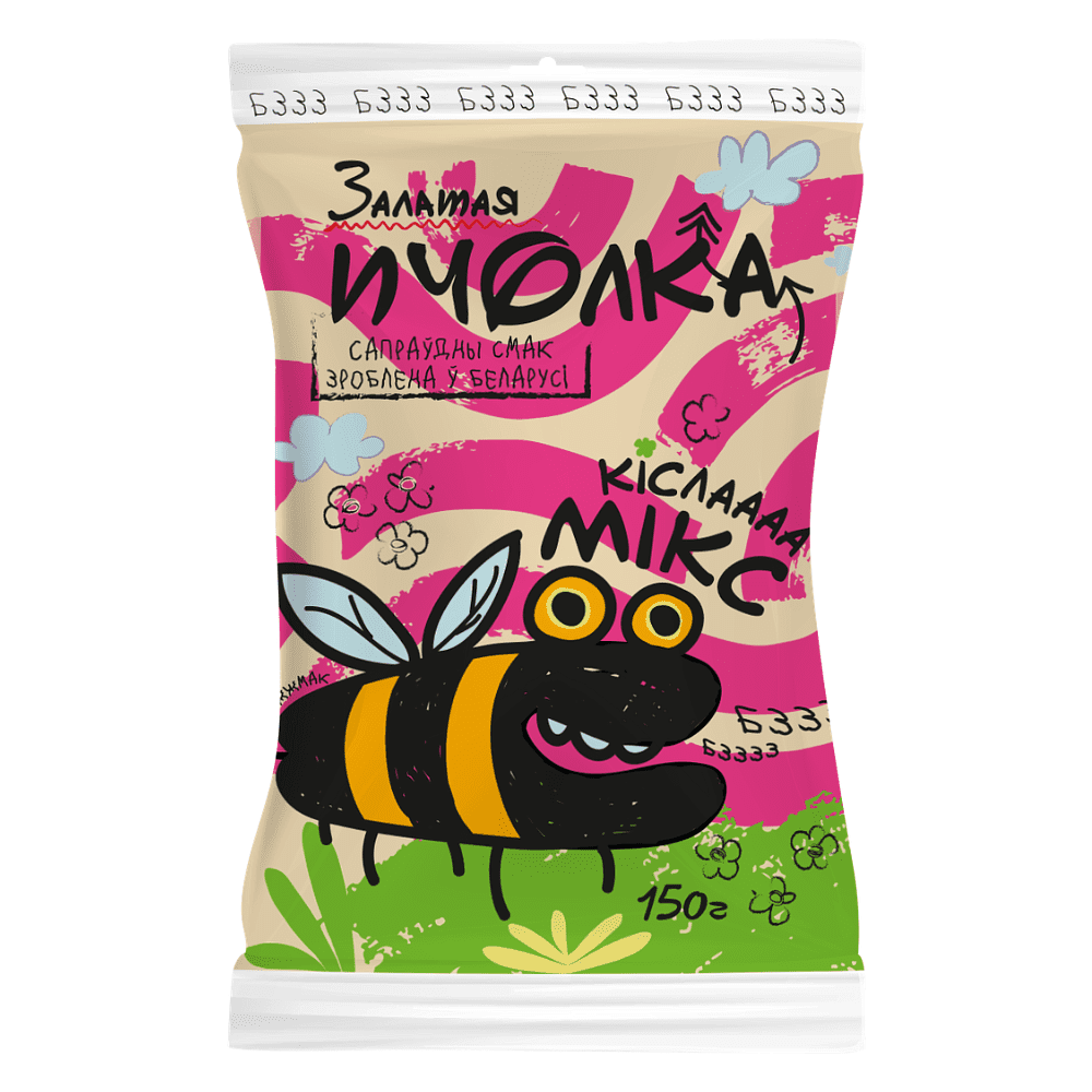 Конфеты "Залатая пчолка. Кiслы смак", 150 г - 2