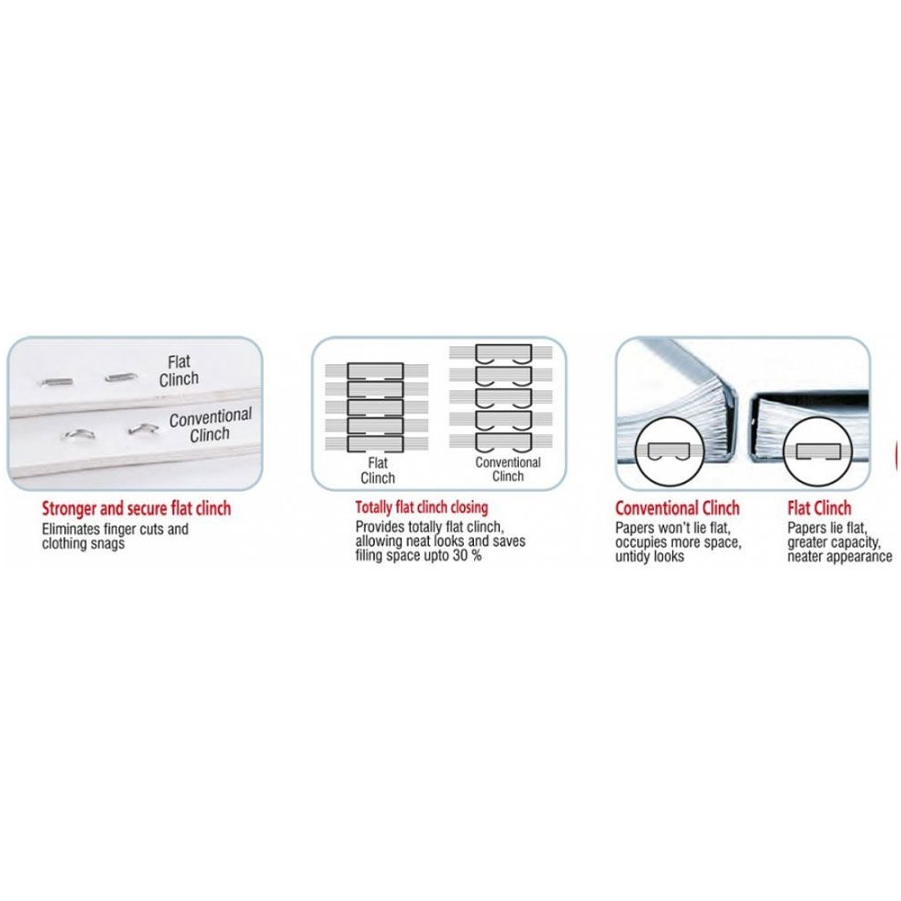 Скобосшиватель "LE-10", №10, 20 листов, бежевый, на 50% меньше усилий при нажатии - 3