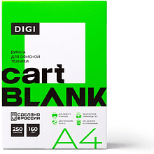 Бумага "Cartblank Digi", A4, 250 листов, 160 г/м2