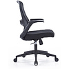 Кресло для персонала SitZone CH-526B сетка, ткань, пластик, черный - 3