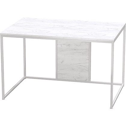 Стол письменный "DT-1", 1200х800х740 мм, белый, белый крафт