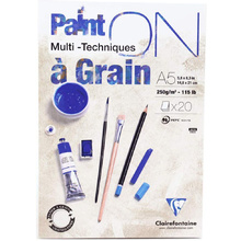 Блок-склейка "Paint'On" Grain, А5, 250 г/м2, 20 листов